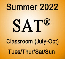 SAT Summer Prep Course